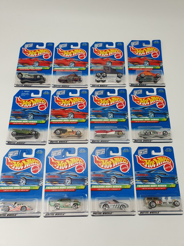 12 Hot Wheels Th Treasure Hunt 1998 Serie Completa 