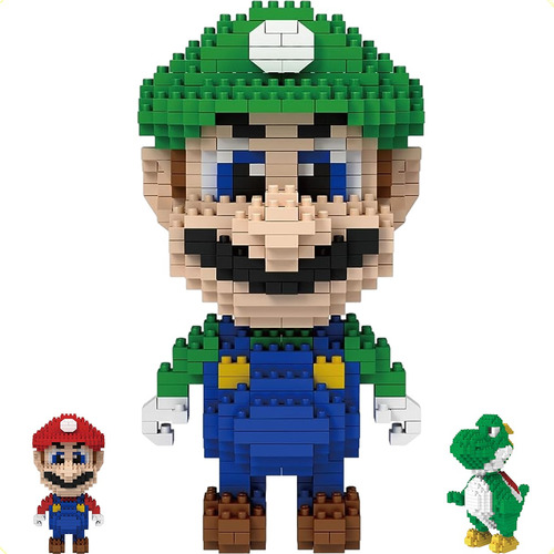 Rompecabezas 3d Super Mario Bros Armables Blockmini Bloques