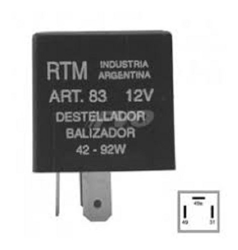 Destellador Balizador Electronico  12v Fiat-ford-peugeot-vw