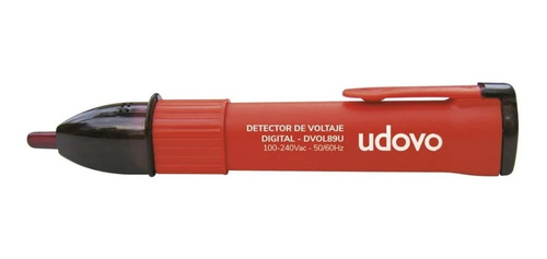 Imagen 1 de 6 de Detector Voltaje Digital 100-240vac Udovo Dvol89u Led Cuotas