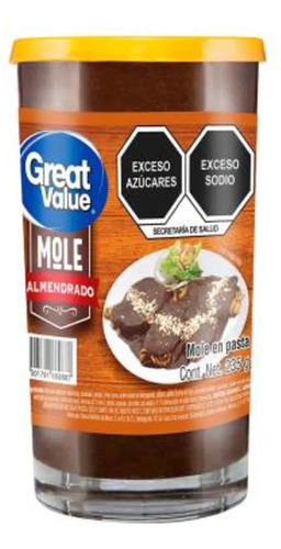 Mole Almendrado En Pasta Great Value 235g