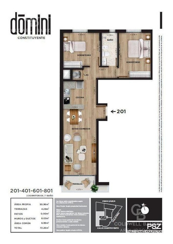 Imagen 2 de 15 de Apartamento 2 Dormitorios En Venta En Cordón