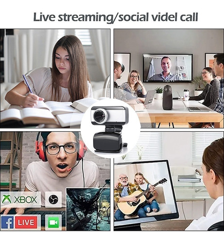Camara Web Con Microfono Hd Usb Mini Webcam Para Computadora
