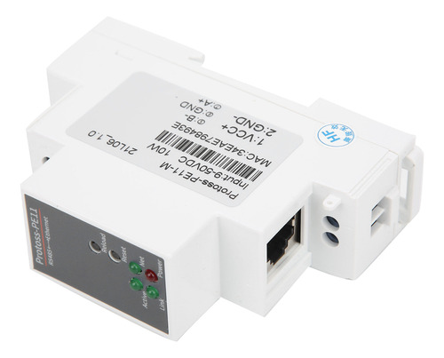 Servidor En Serie De 9-50 Vdc Rs485 A Ethernet De Montaje En