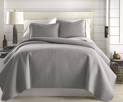 Colcha Queen Size Con Fundas De Almohada, Juego De Ropa De