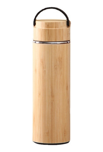 Garrafa De Água De Aço Inoxidável Creative Bamboo Thermos [u