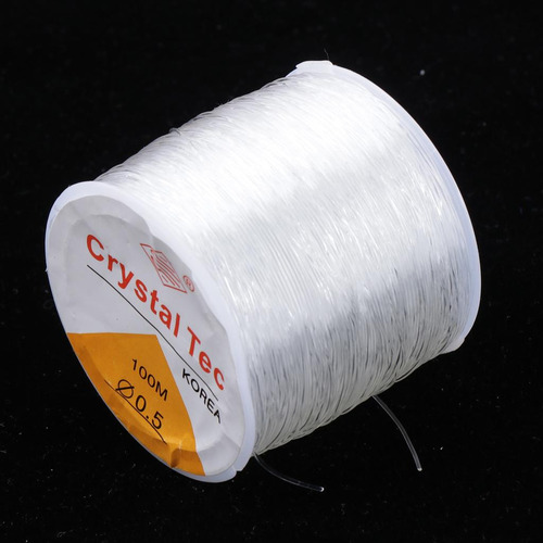 Cuerda Elástica 0,5 Mm Claro 100mx0.5mm