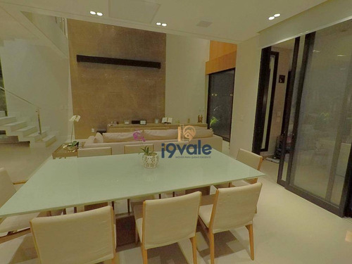 Casa Luxuosa À Venda Condomínio Alphaville 4 Dormitórios, Automatizada, Piscina No Alphaville Sjcampos-sp - Ca1111
