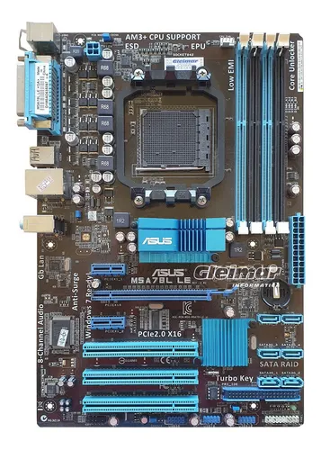 Placa Mãe Asus Amd Am3+ M5a78l-le Ddr3 C/nfe Menor preço em Placa Mãe Asus Amd Am3+ M5a78l-le Ddr3 C/nfe
