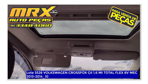 Sucata Volks Crossfox Gii 1.6 Mi Total Flex 8v Mec 2014