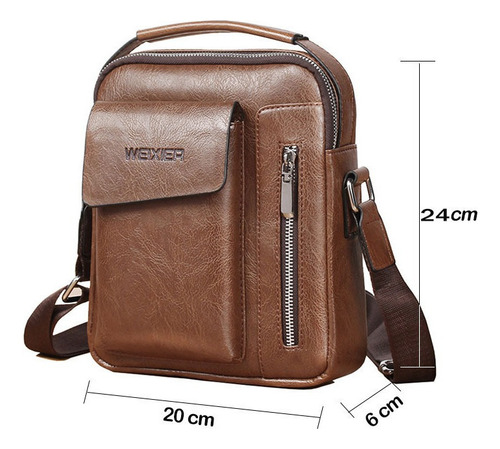 Maletín De Hombre Retro Venas Bolso Bandolera Bandolera