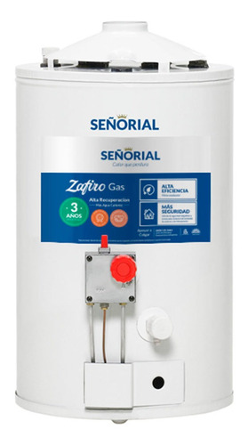 Termotanque 30l Alta Recuperacion Señorial Reversible Tsz-30