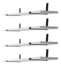 Comprar 4x Prateleiras Industriais 90x20 Branca Com Mão Francesa