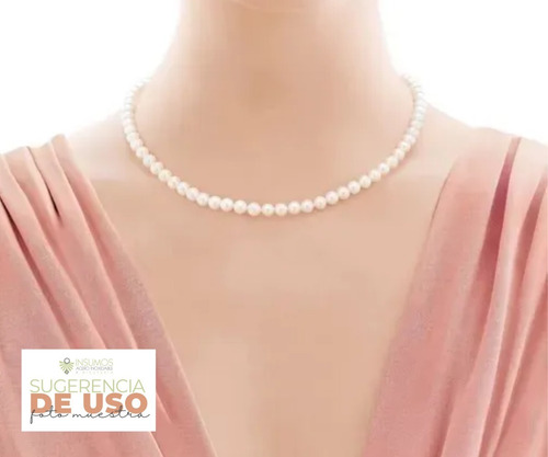 2 Collar De Perlas Minimalista Aesthetic Hombre Y Mujer Moda
