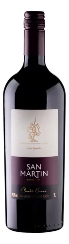 comprar Vinho Brasileiro Tinto Suave San Martin Bordô Serra Gaúcha Garrafa 1l