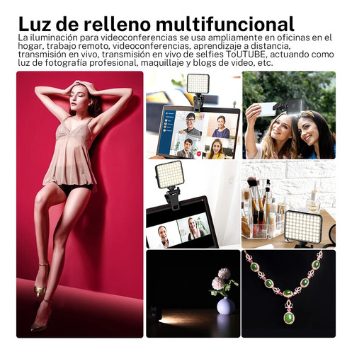 Neewer Luz Led De Video Con Clip For Teléfono Móvil