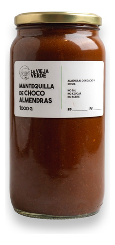 Mantequilla De Chocoalmendras -100% Natural Sin Azúcar -1kg