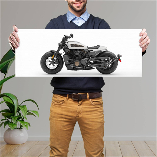 Cuadro 30x80cm Moto Harley Davidson Sportster 5