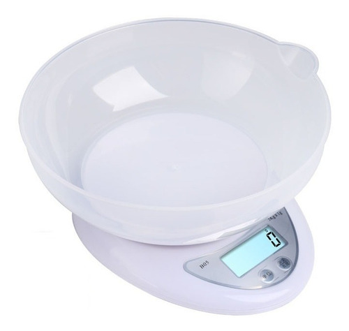 Pesa Balanza Digital Cocina Con Bowl Recipiente 5kg + Pila