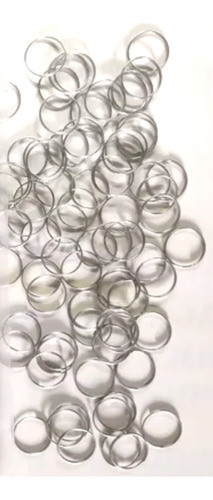 1000 Argollas Espiral Para Llaveros Sin Cadena Alambre Suave