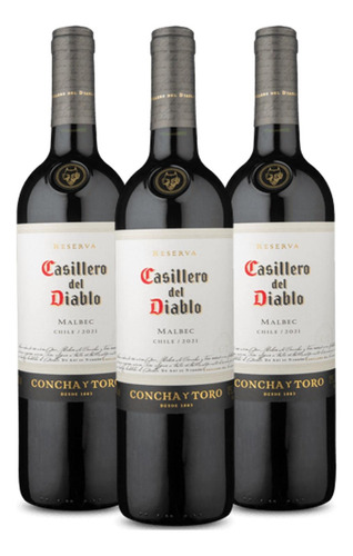 Vinho Chileno Casillero Del Diablo Malbec 750ml