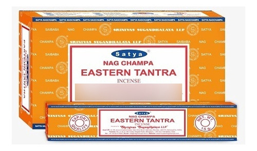 Incenso Nag Champa Satya Massala Aromas Diversos 12 Unidades Fragrância Eastern Tantra