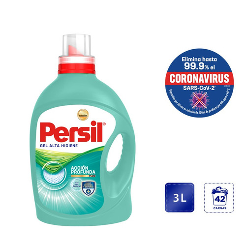 Detergente Líquido Persil Alta Higiene Acción Profunda 3l