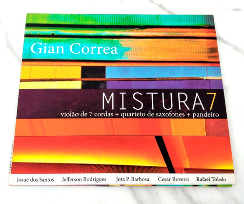 Cd Gian Correa Mistura 7 Violão 7 Cordas Autografado Usado