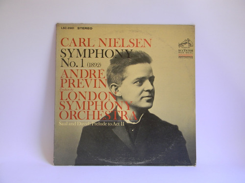 Carl Nielsen Symphony No. 1 Vinilo André Previn Lp