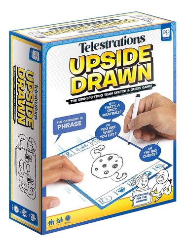 Juego De Mesa Telestrations Upside Drawn/dibuja Y Adivina