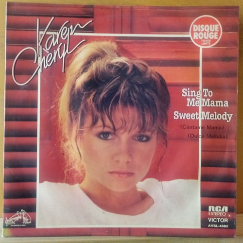 Karen Cheryl Tapa Y Vinilo 9.5 Promo Sex Cover Francesa