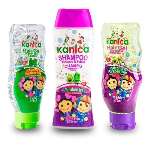 Shampoo Y Gel Para Niños Kanica Kit Individual