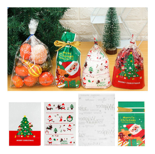 Bolsas De Caramelos Navideños, Embalaje Para Hornear, Gallet