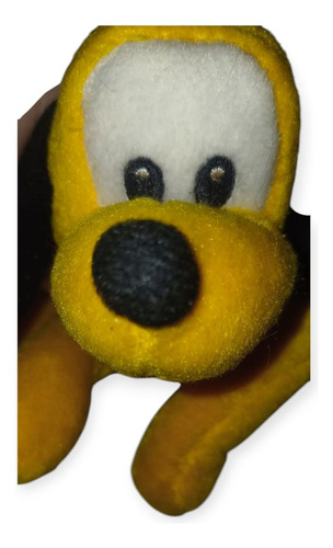 Muñeco Peluche Pluto Mini. 20x10 Cms. Suavecito Amarillo