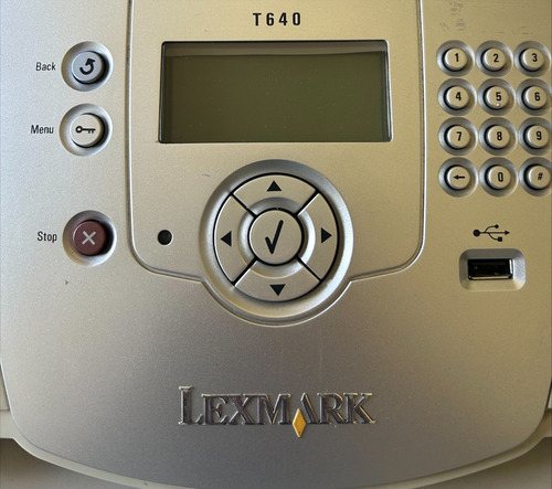 Painel Impressora Lexmark Laserjet T640 Completo (Usado)