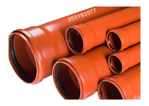 Tubo Pvc Para Alcantarillado De 12 Pulgadas S-25 X 6 Mts