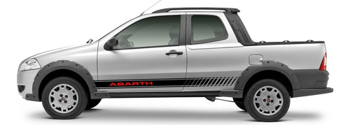 Kit Faixas Adesivos Fiat Strada Abarth 3m Strda08