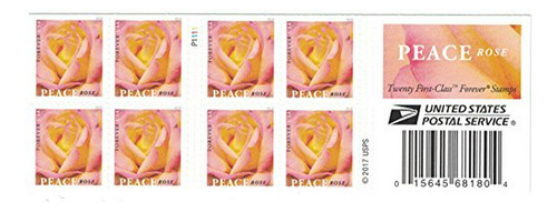 Sello Postal Rosa De La Paz (20 Unidades) 5260