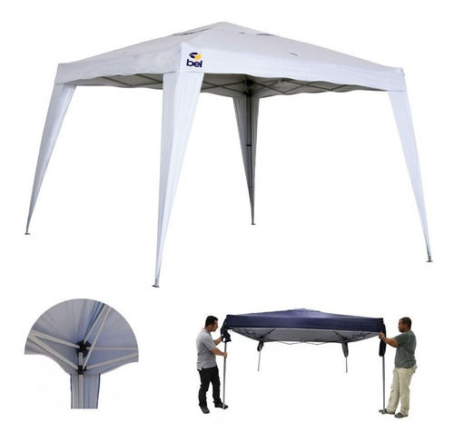 Tenda Gazebo Dobrável 3x3m Poliester 333300 Belfix