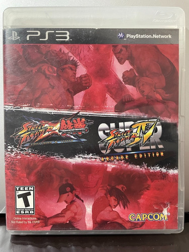 Street Fighter Vs Tekken & Super S F 4 Arcade Edition - Ps3