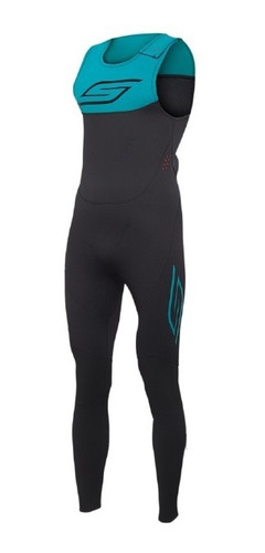 Imagen 3 de 6 de Traje Agua Neopreno Slippery Breaker Aqua 2 Partes