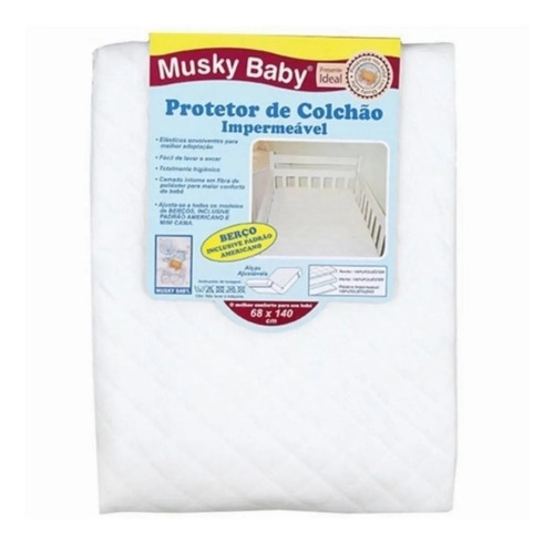 Lençol Protetor De Colchão Capa Impermeável Mini Cama Berço