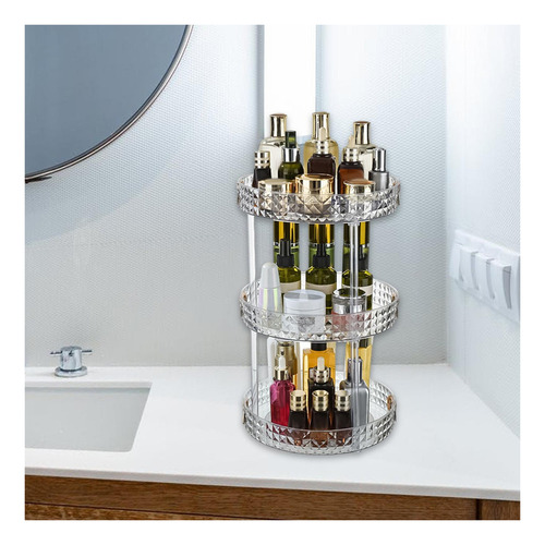 Bandeja Giratória De Exibição De Perfume Para Especiarias ,.