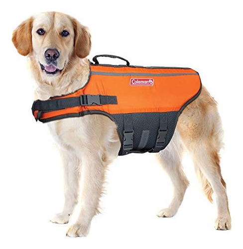 Chaleco Para Perros Coleman Orange Pet Flotation, Grande