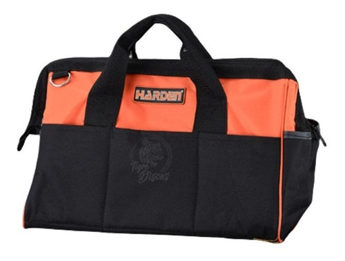 Bolso Porta Herramientas  500 Mm (50 Cm)bolsillos Harden Pro Color Naranja Oscuro