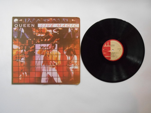Lp Vinilo Queen Live Magic Edición Colombia 1986