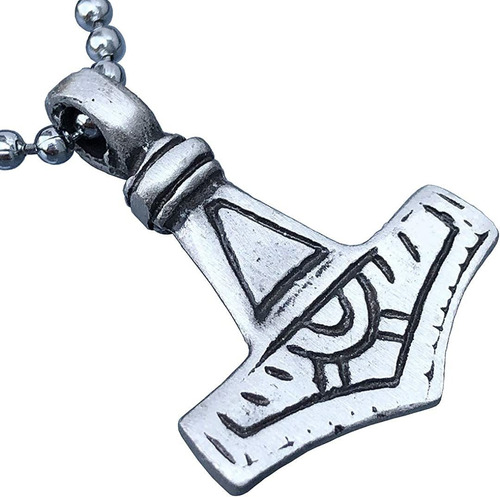 Viking Thor Jewelry Mjölnir Mjolnir - Colgante De Martillo D