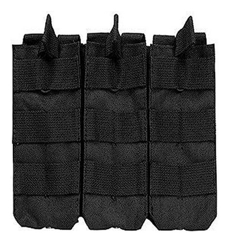 Vism Por Ncstar Ar Triple Mag Pouch (cvar3mp2928b), Negro.