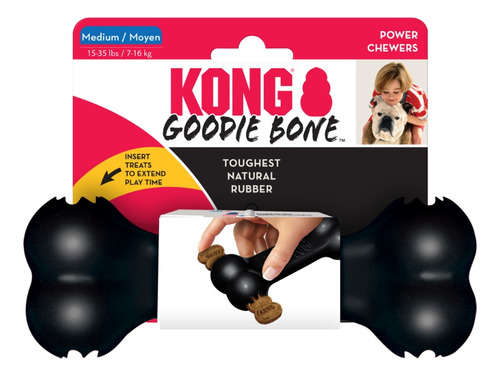 Kong Extreme Goodie Bone Hueso Rellenable Para Perro Talla M