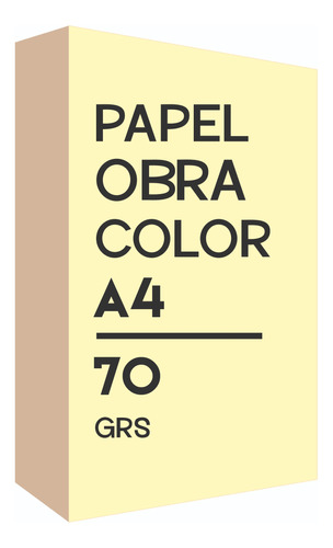 Resma Boreal A4 70grs Papel Color